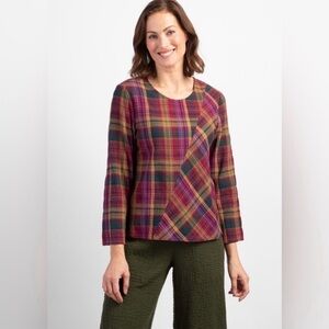 Habitat Wearable Art to Wear Plaid
Artsy Long Sleeve Blouse Shirt Top
Women's L